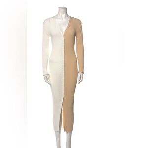 Staud Shoko color blocked dress